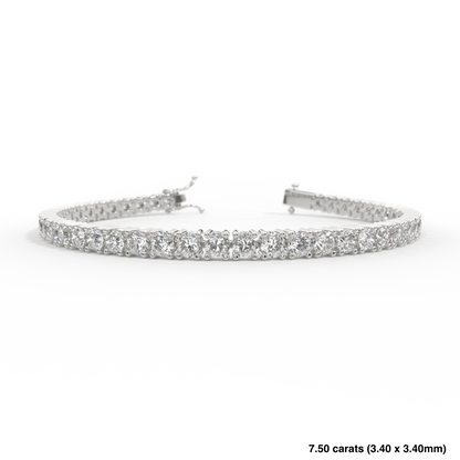 Diamond Tennis Bracelet 14K White Gold