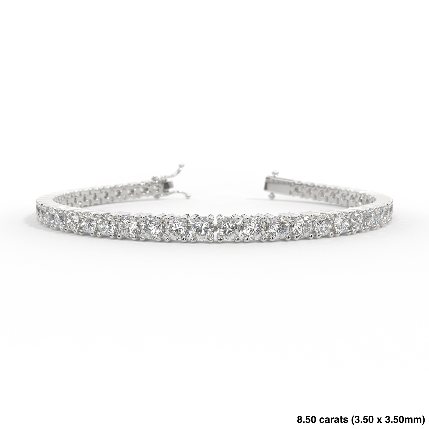 Diamond Tennis Bracelet 14K White Gold