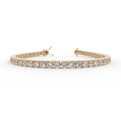 Diamond Tennis Bracelet 14K Yellow Gold