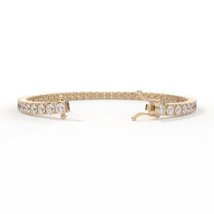 Diamond Tennis Bracelet 14K Yellow Gold