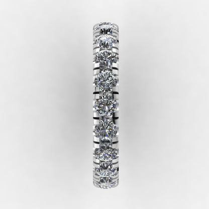 Pavé Eternity Band 14K White Gold