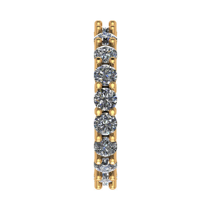 Shared Prong Diamond Eternity Band 14K Yellow Gold